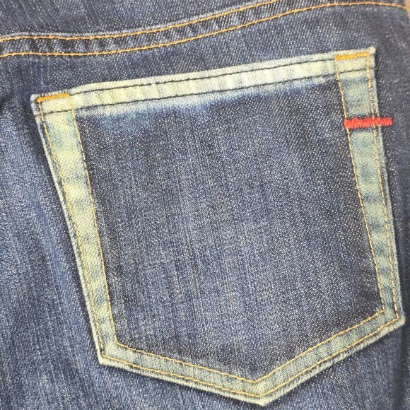 GAP 1969 Vintage Boot Cut Stretch Jeans - Women’s Size 2R, Dark Wash, Distressed - Picture 14 of 16